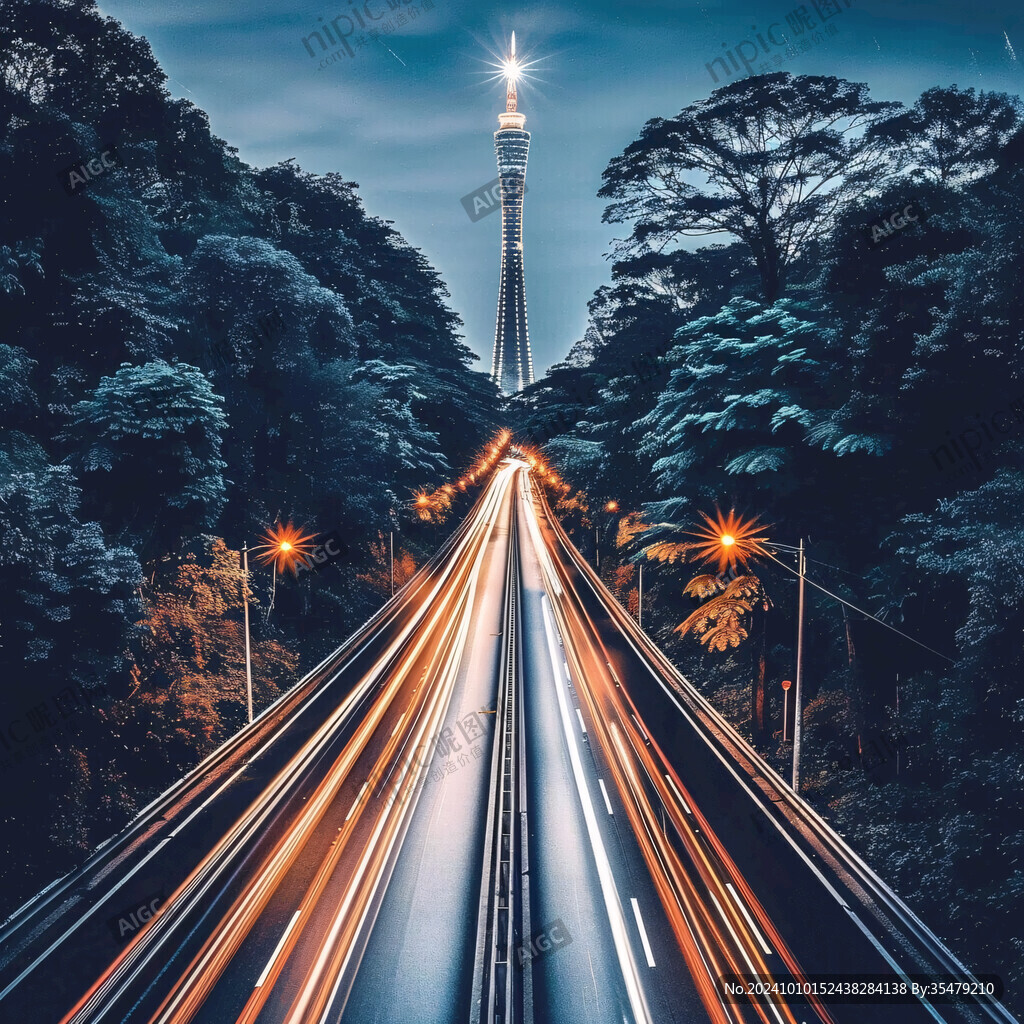 山林树木道路交通