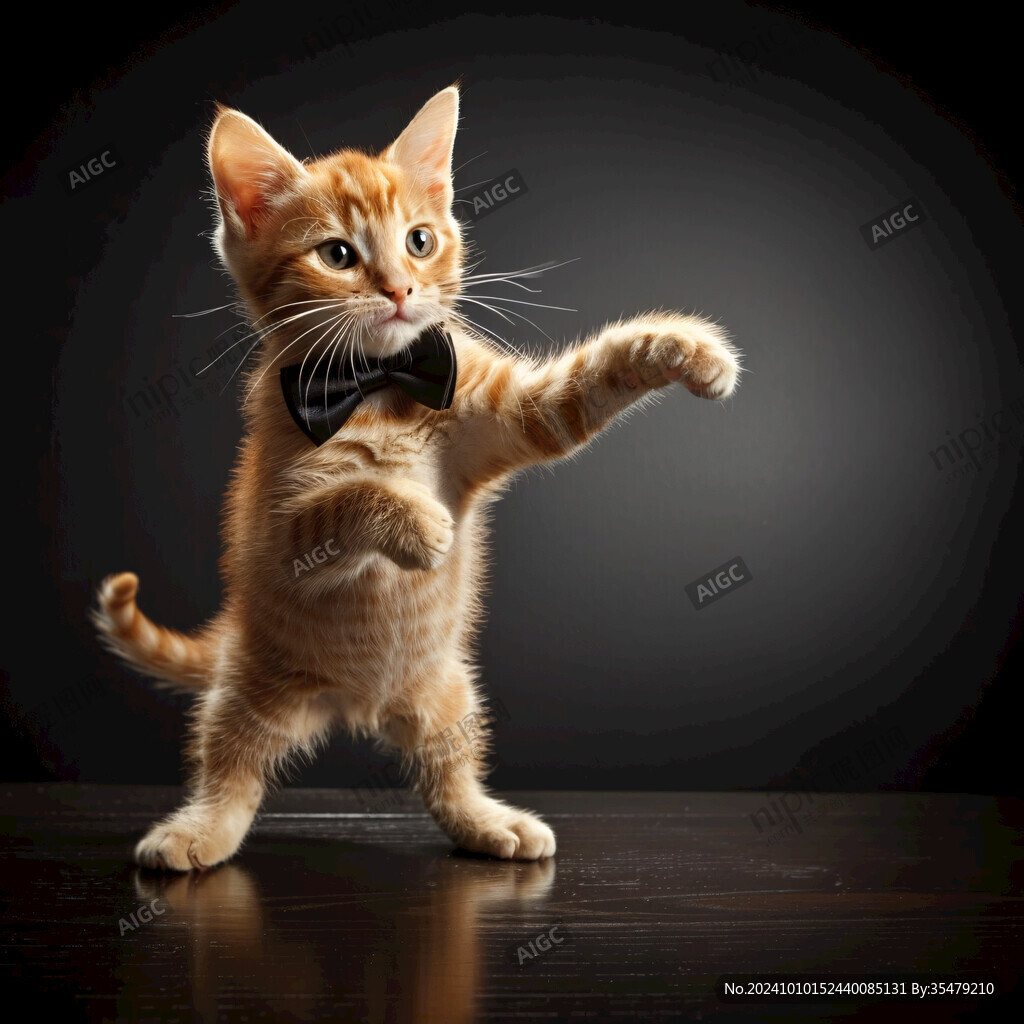 跳舞的猫咪