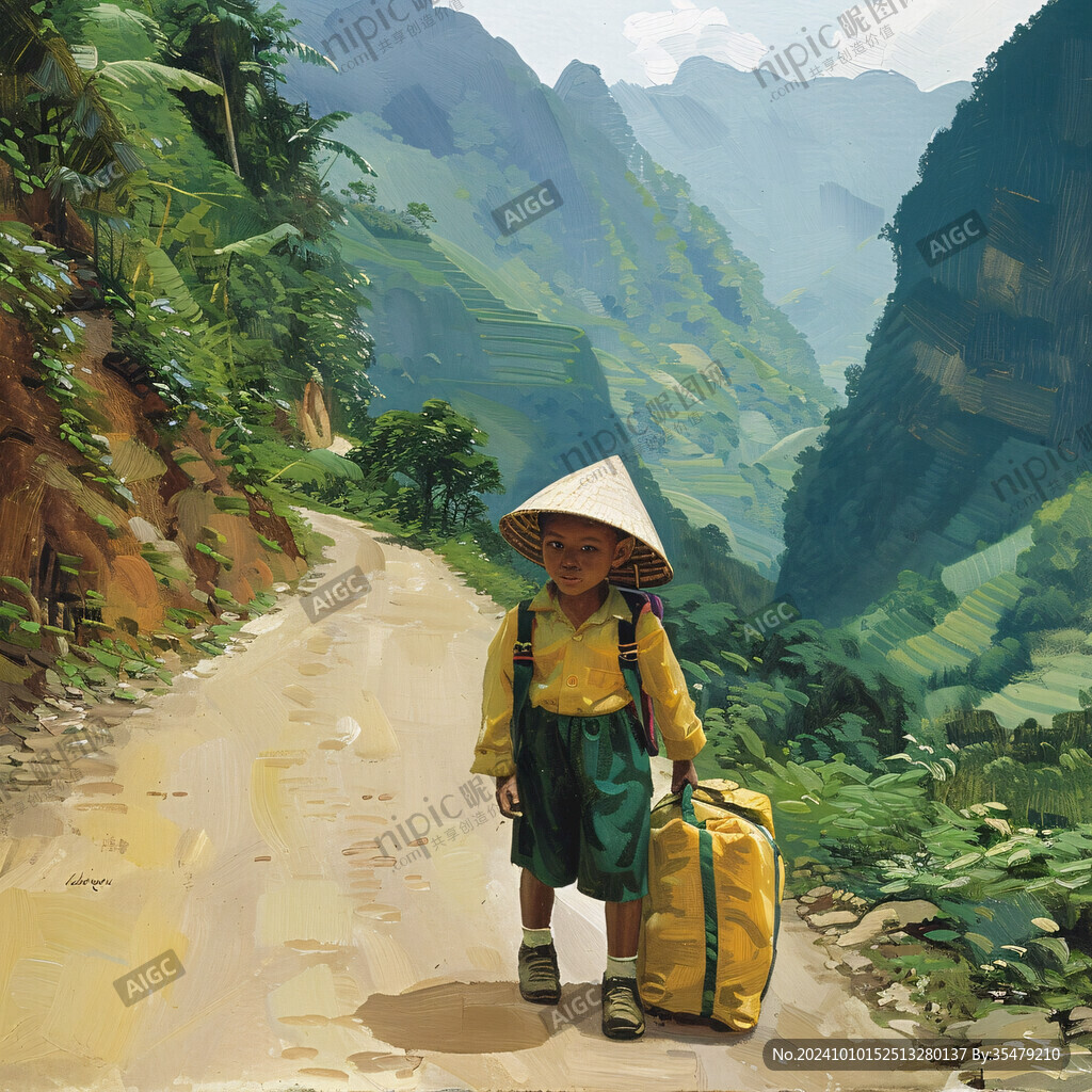 回家路上童年少年