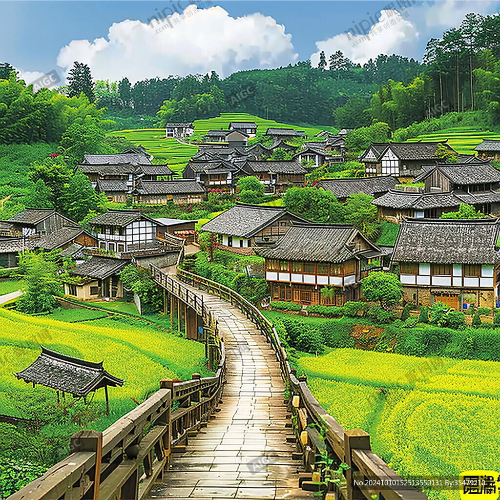 韩式乡间建筑庭院