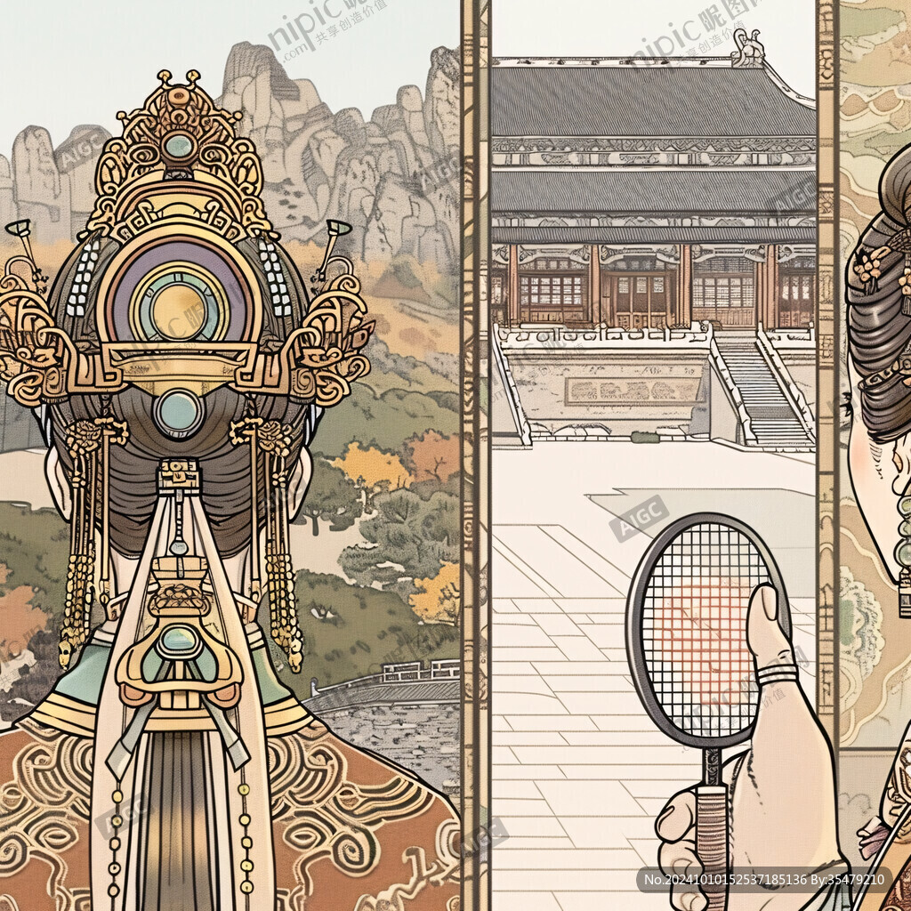 神武门插画