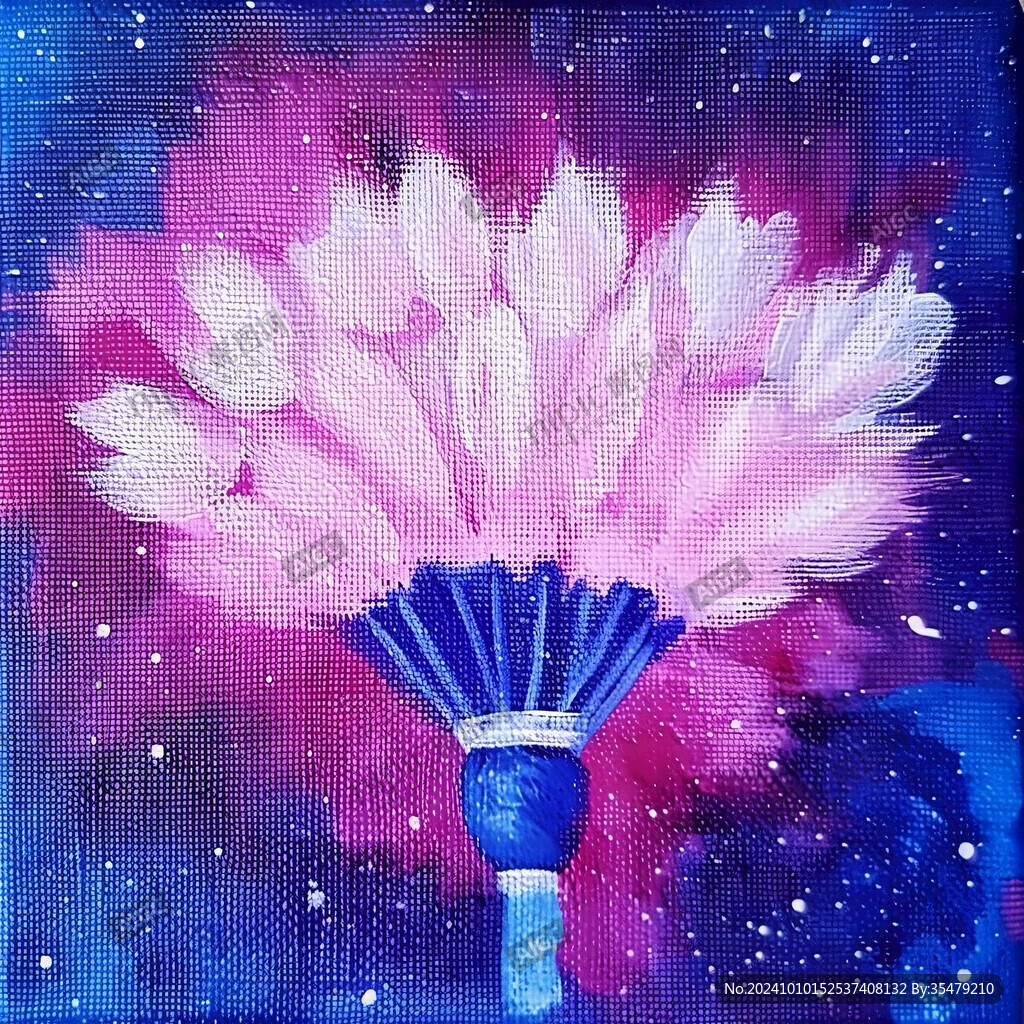 羽毛球挂画装饰画