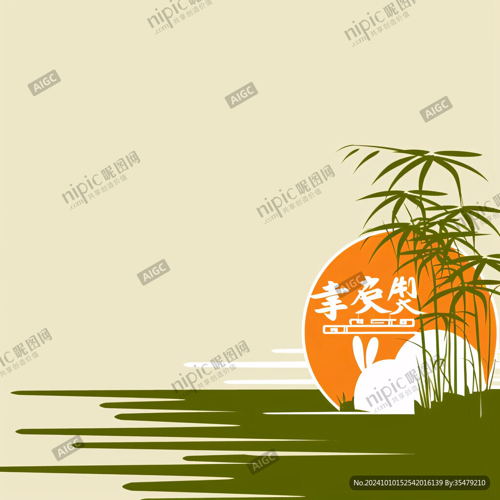 竹报平安中式元素