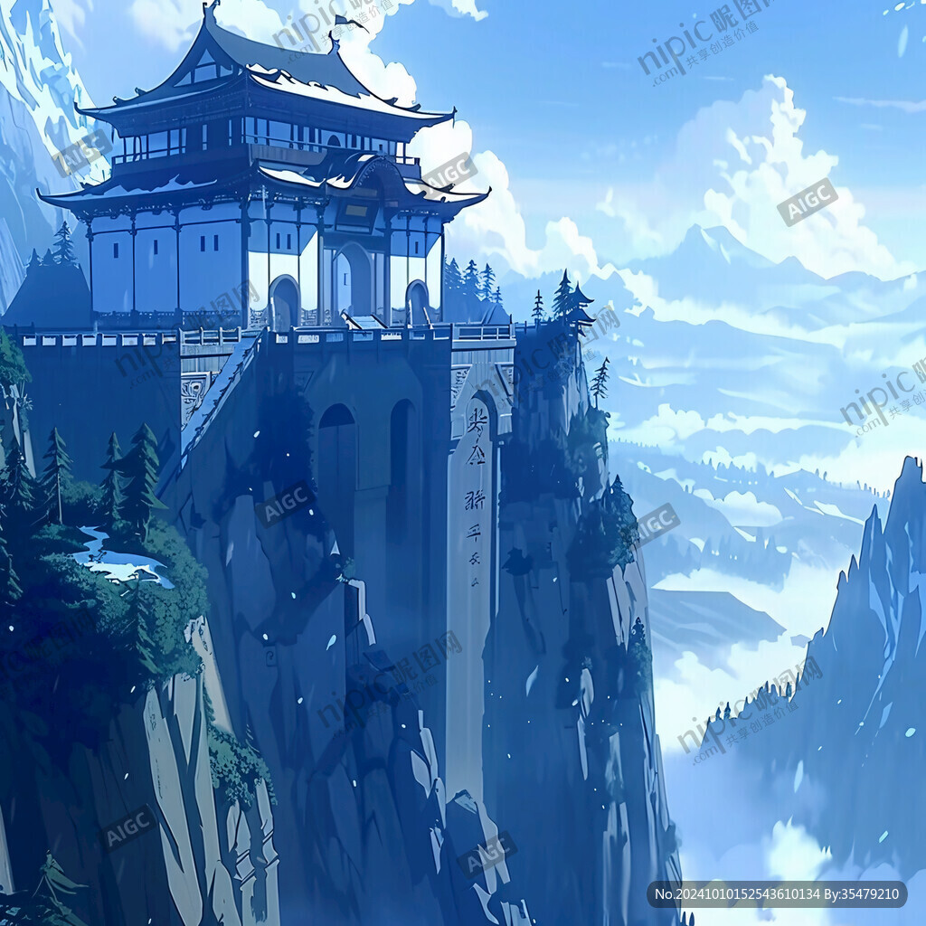 武当山插画
