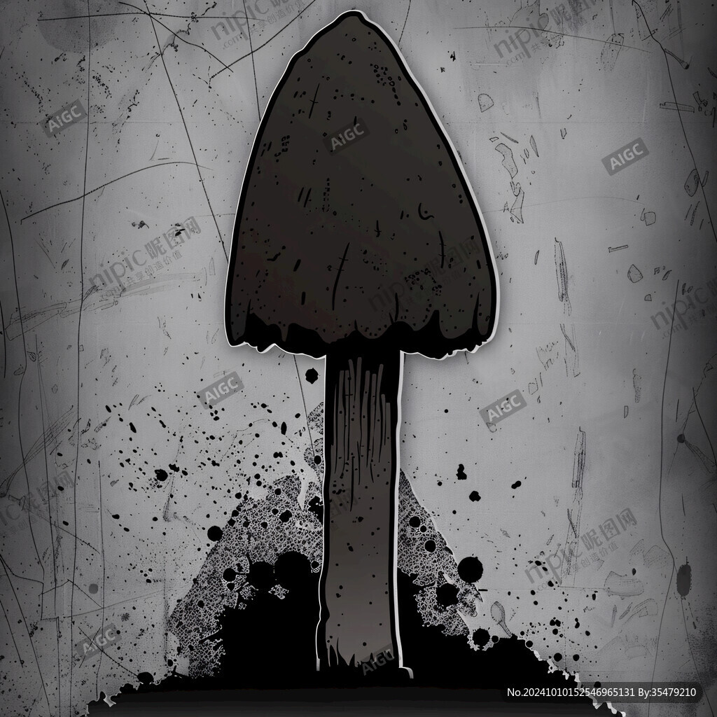 牛肝菌插画