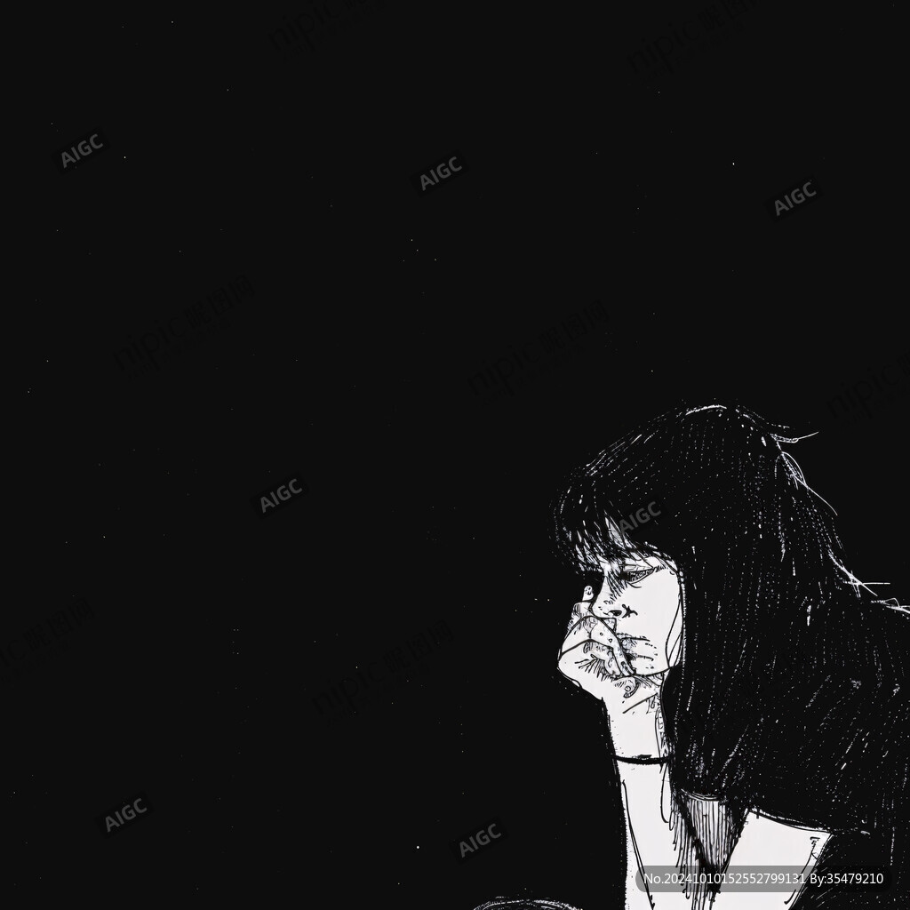 人物情绪插画
