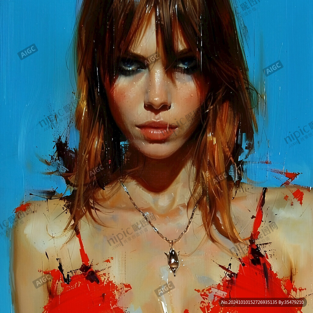 写实人物插画