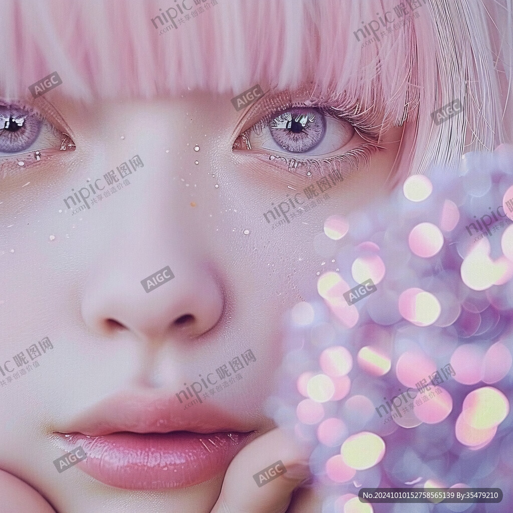 3d效果女孩