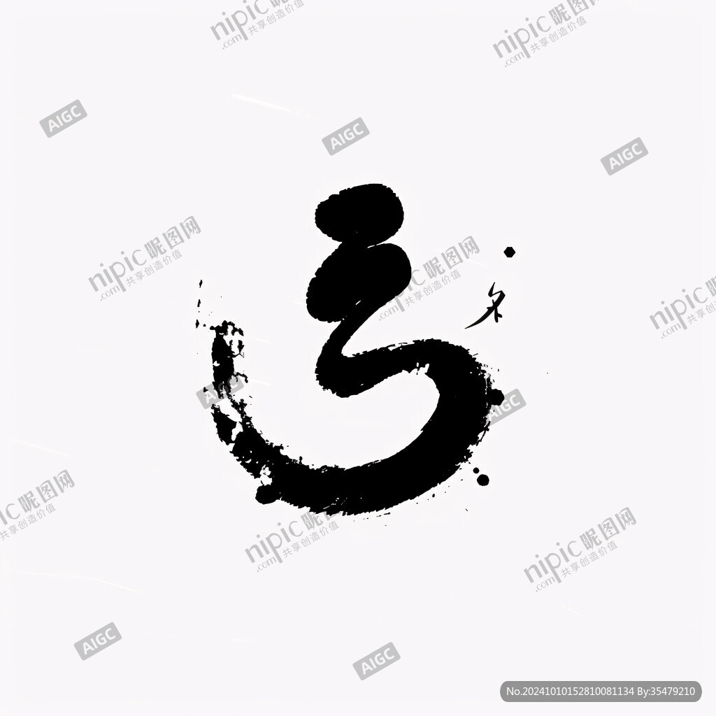 蛇字书法字体