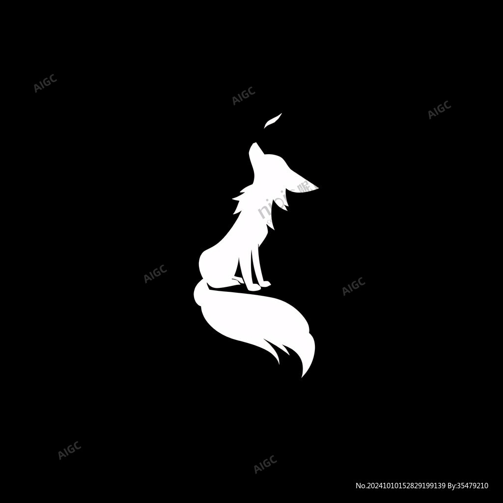 狐狸插画logo