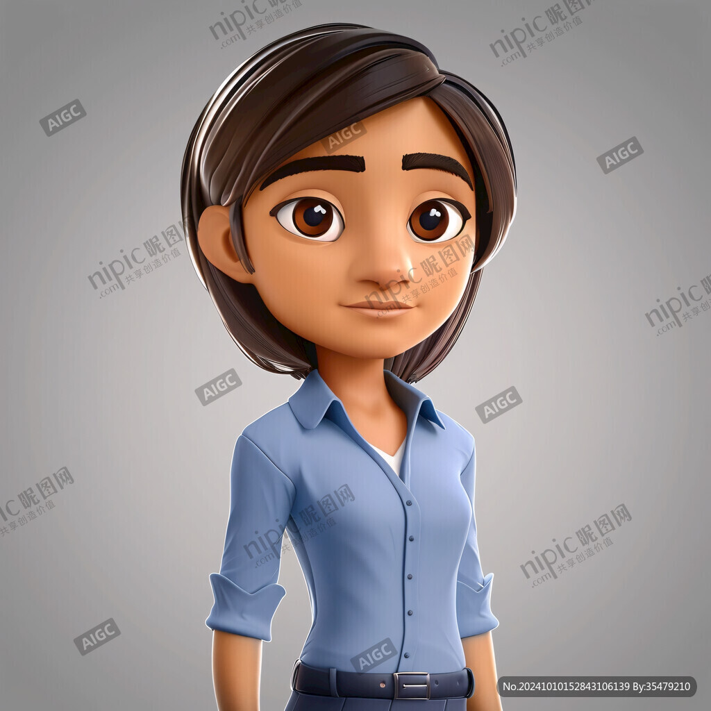 3d卡通女性