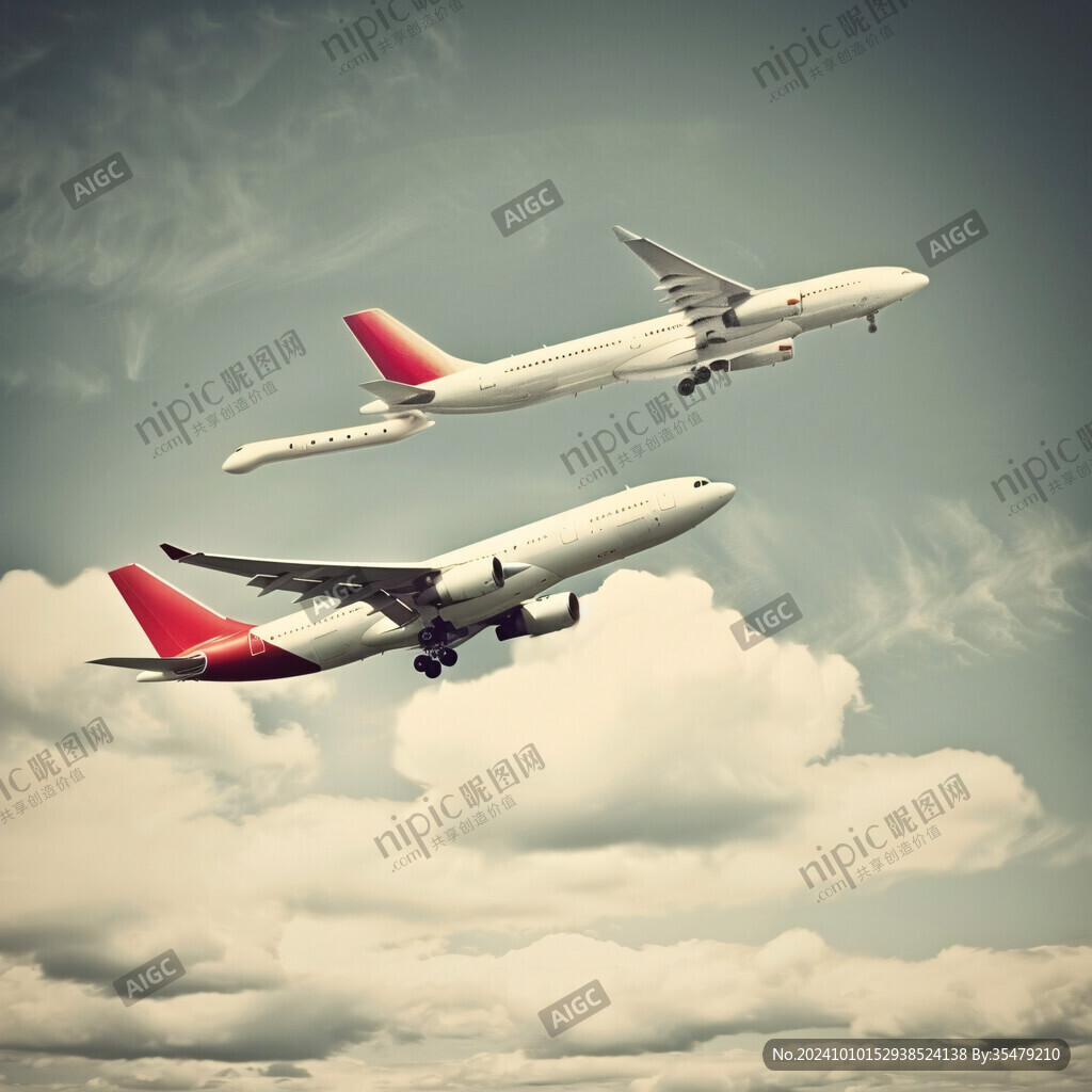 航空广告素材