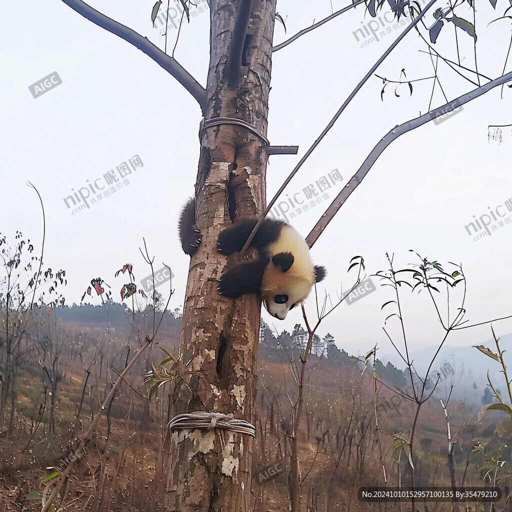 树上小熊猫