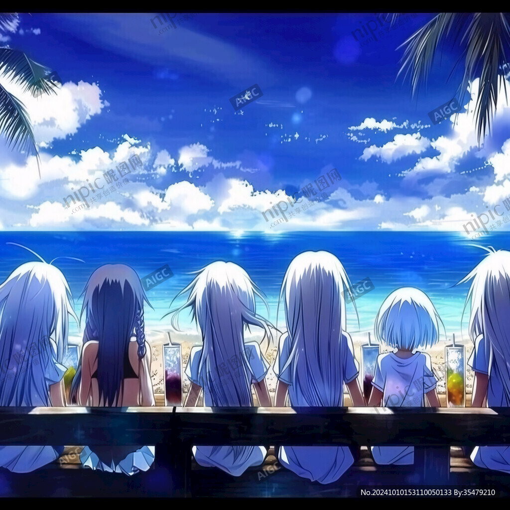 动漫海边