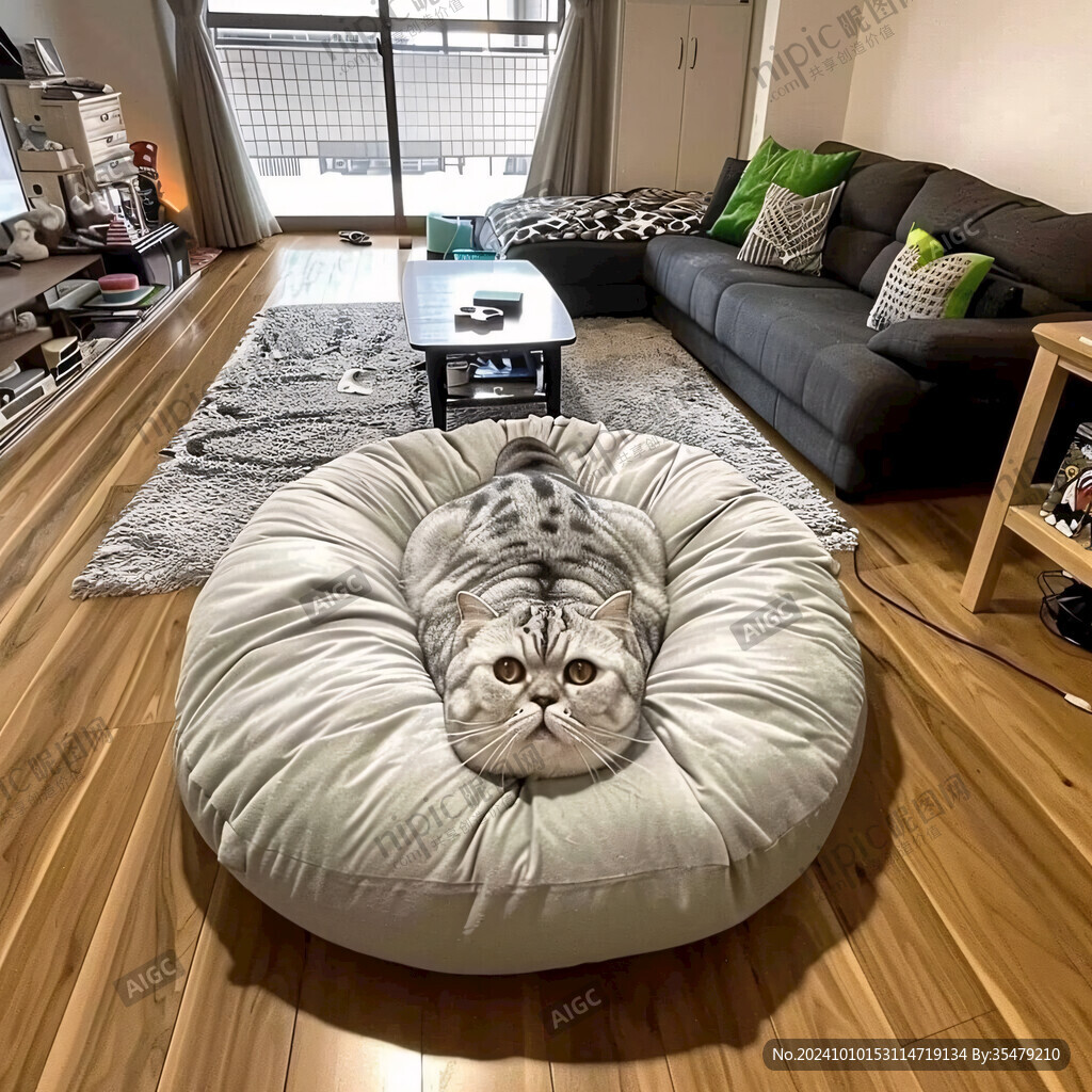 猫咪地毯图