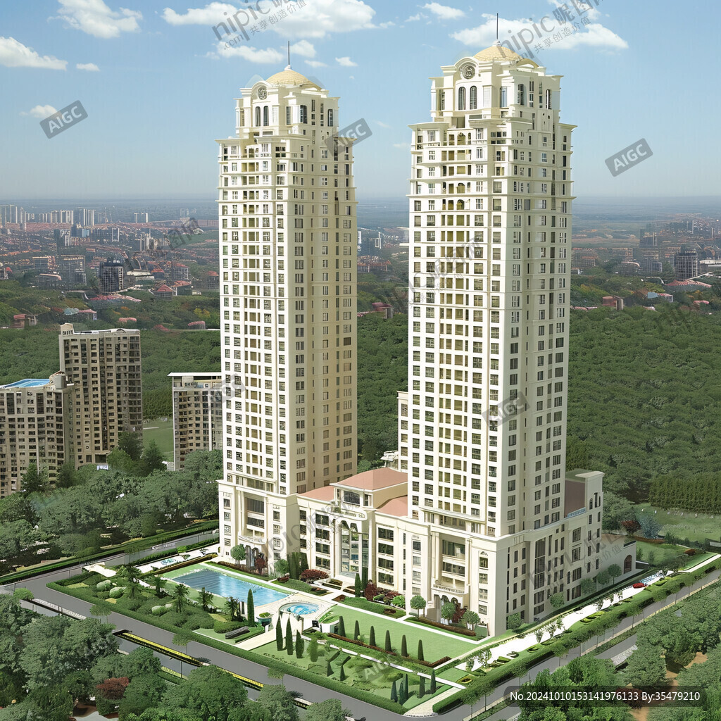 欧式住宅模型下载