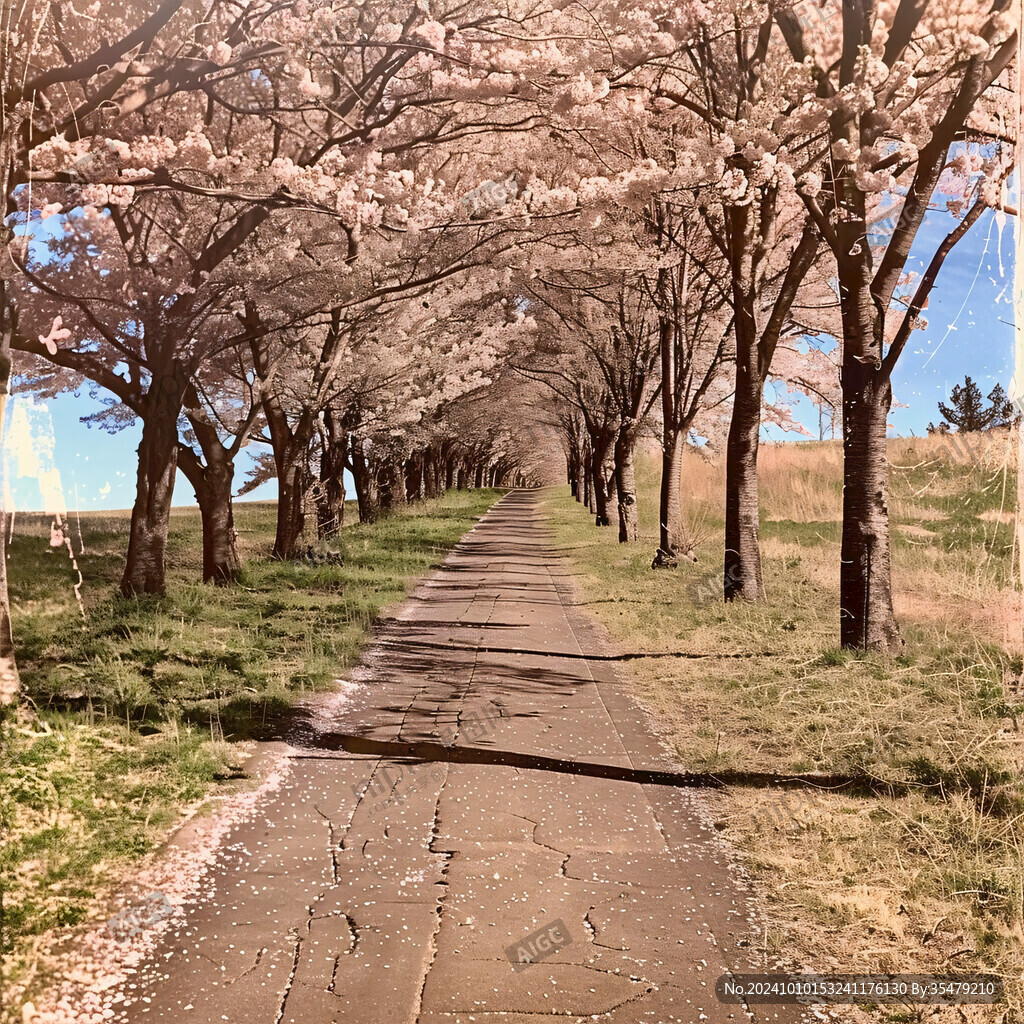 樱花树小路