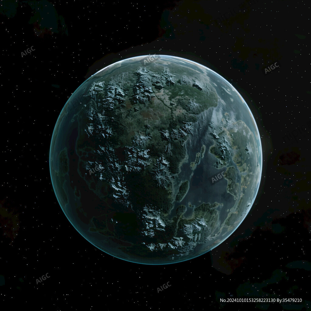 玻璃质感星球