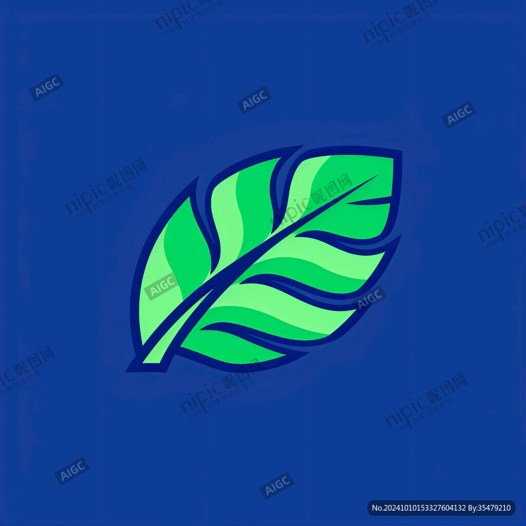 叶片叶子绿叶logo