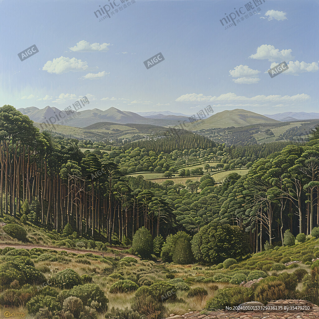 巨幅郊野风景