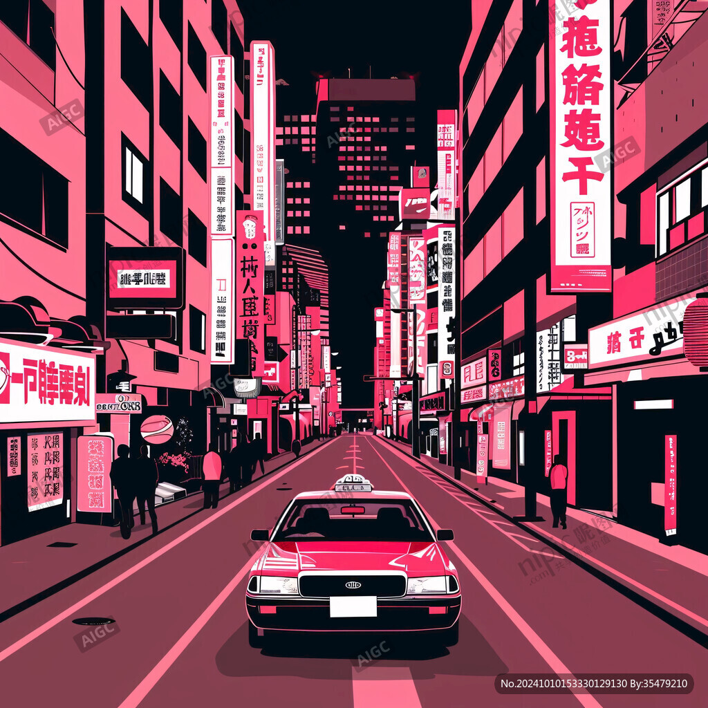 东京手绘城市宣传