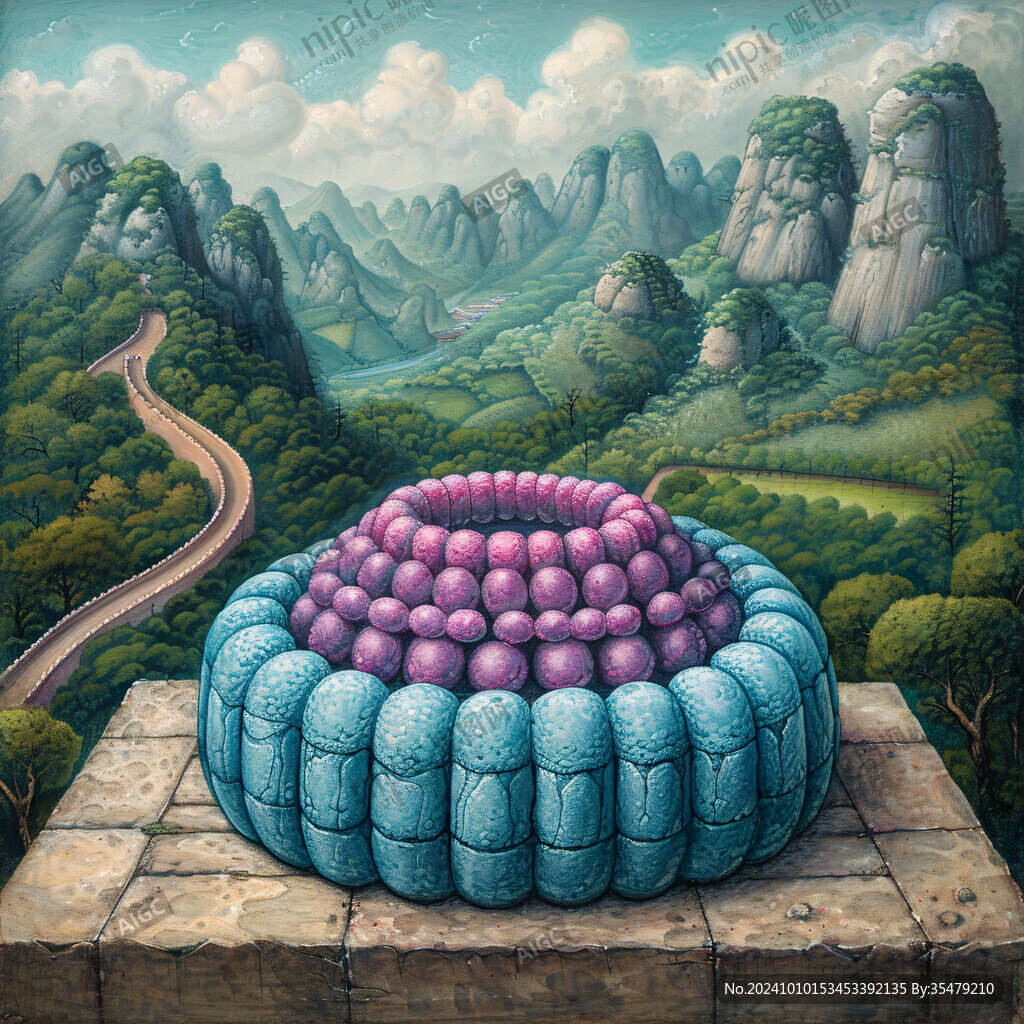 奇幻立体画