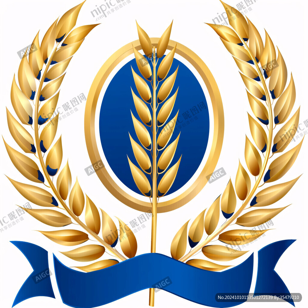 金色麦logo穗