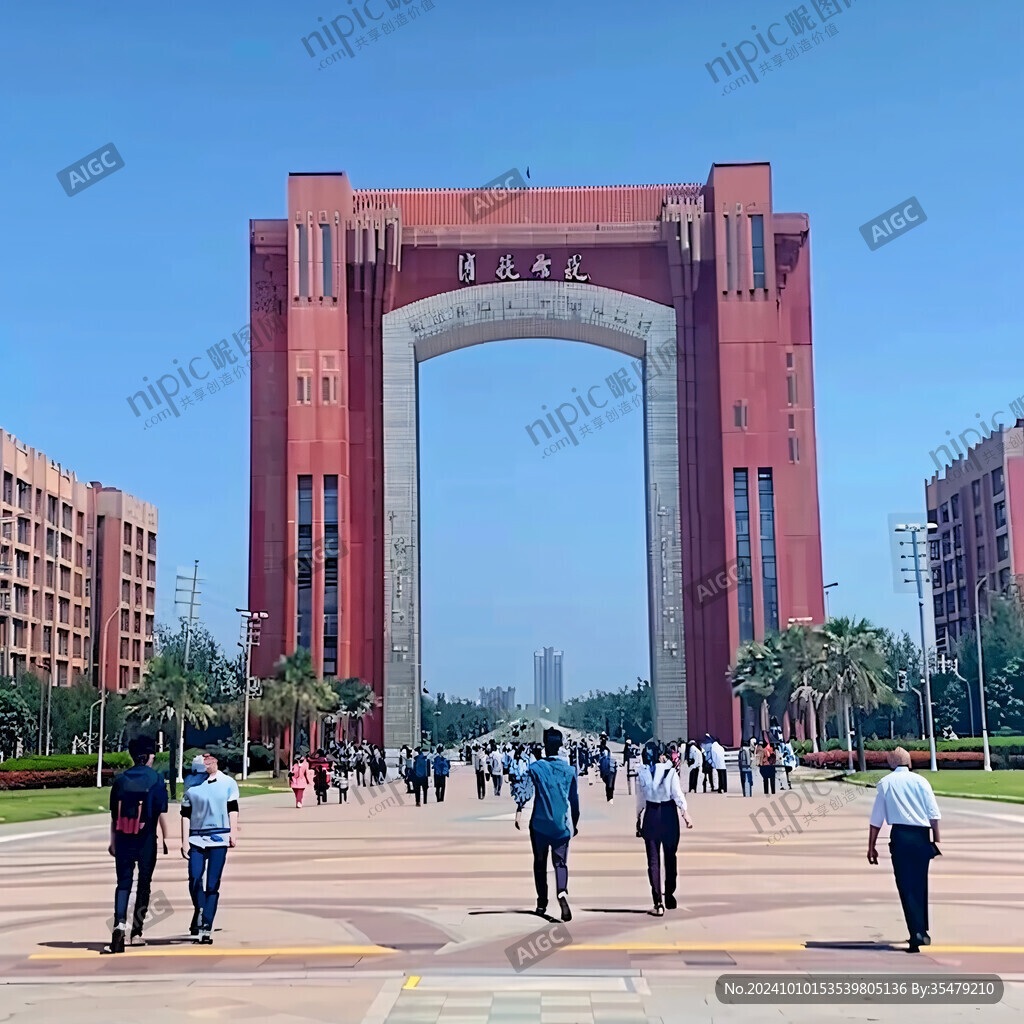大学开学门楼