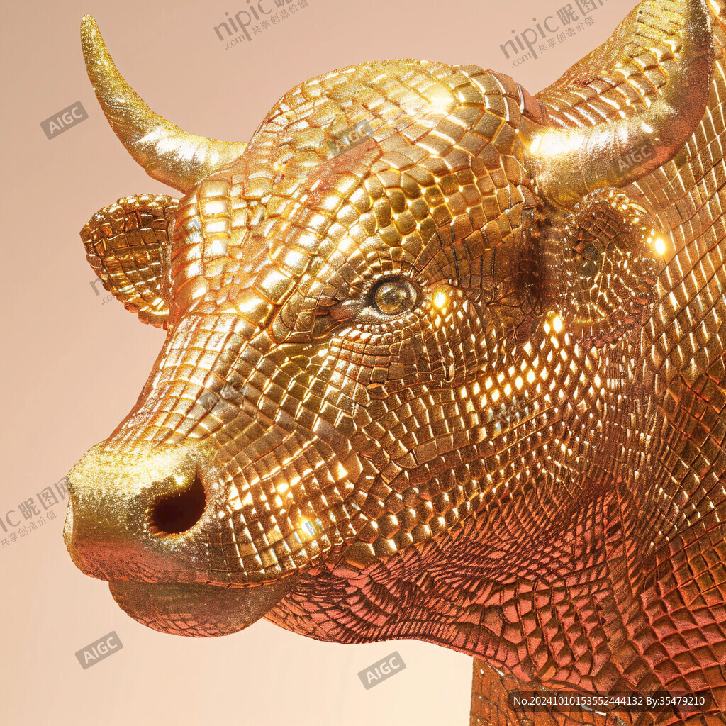 中国金融牛铜塑