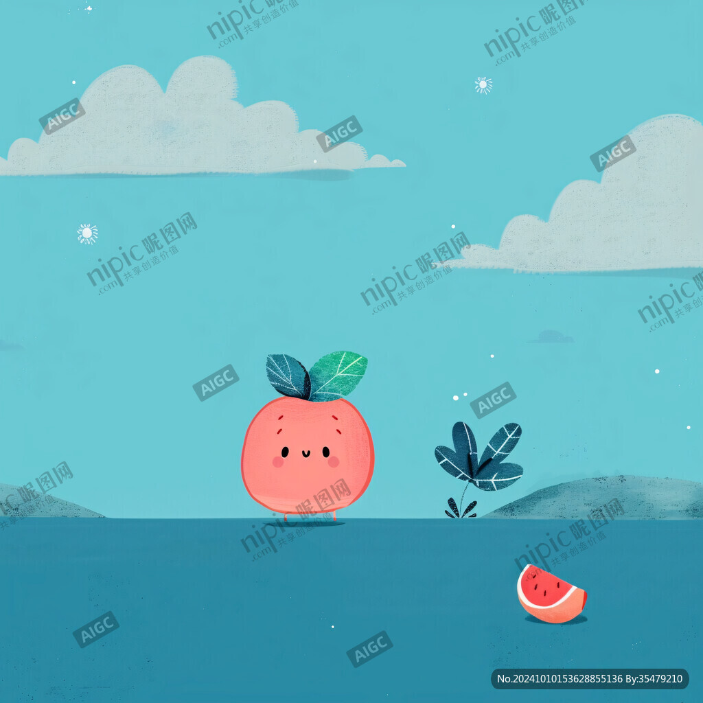 小橘子插画