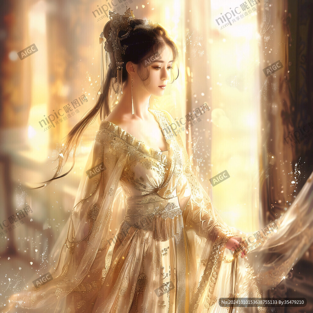 宫廷少女古装美女