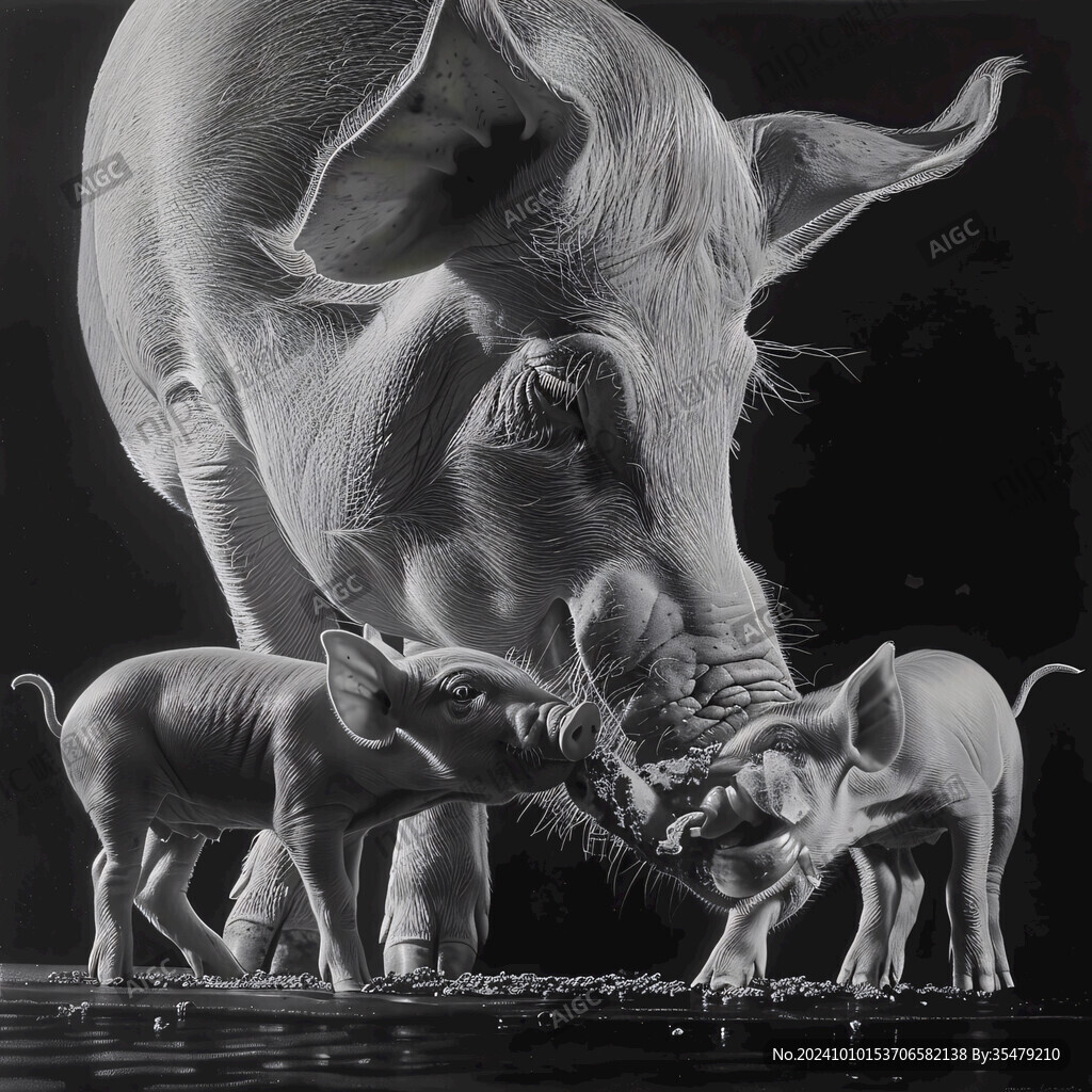 动物3d立体画