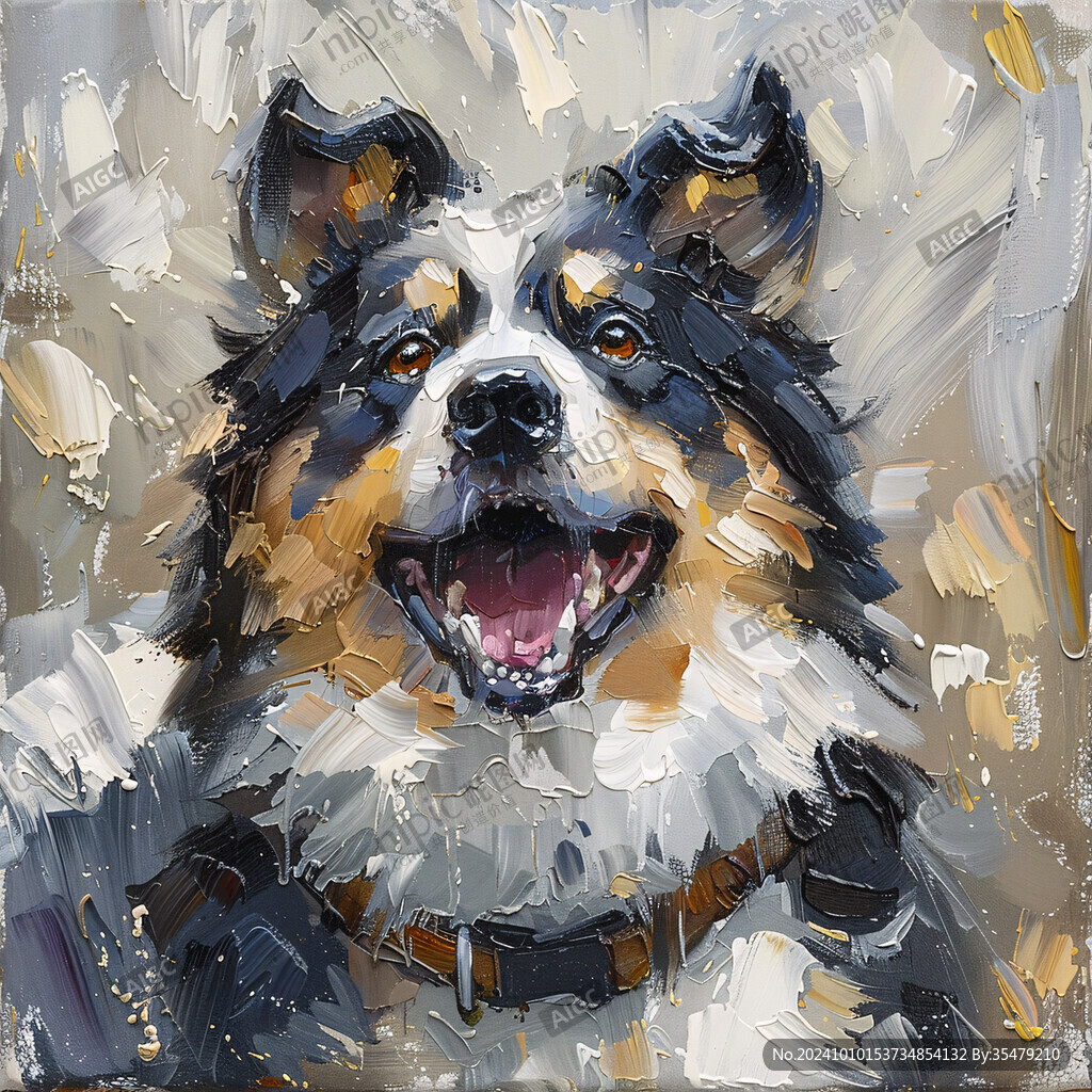 狗狗潮流插画