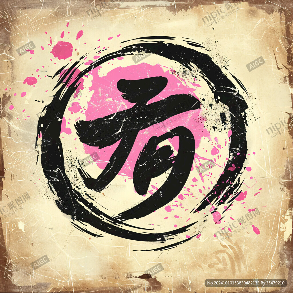 赵字背景底纹