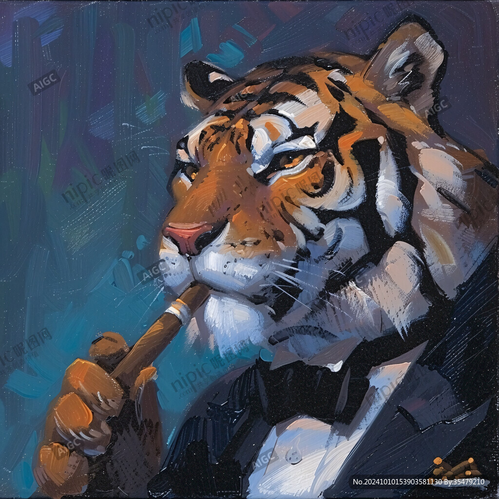 马虎面插画