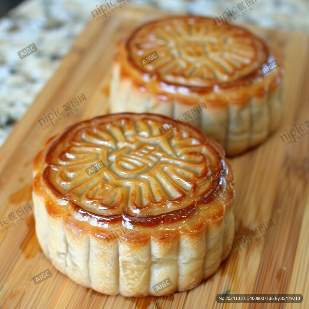 豆沙月饼高清