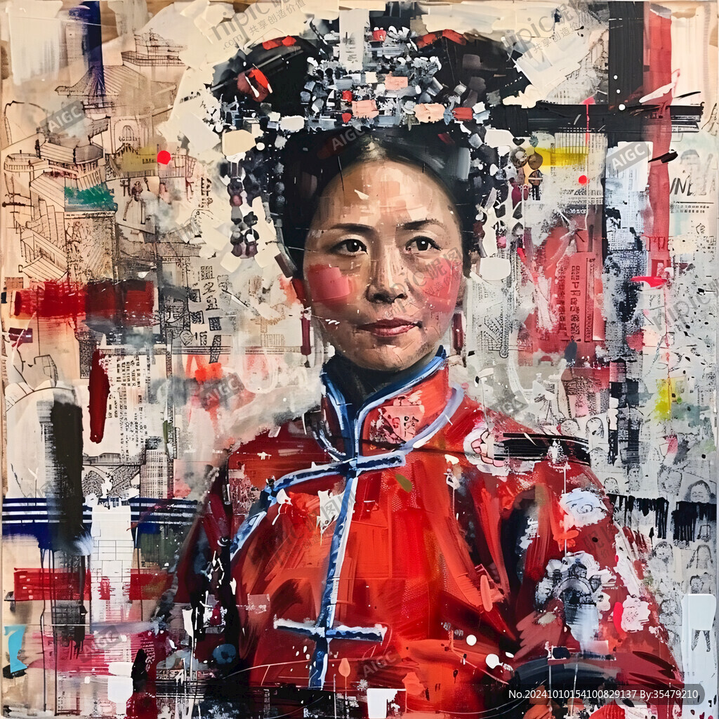 布面油画肖像