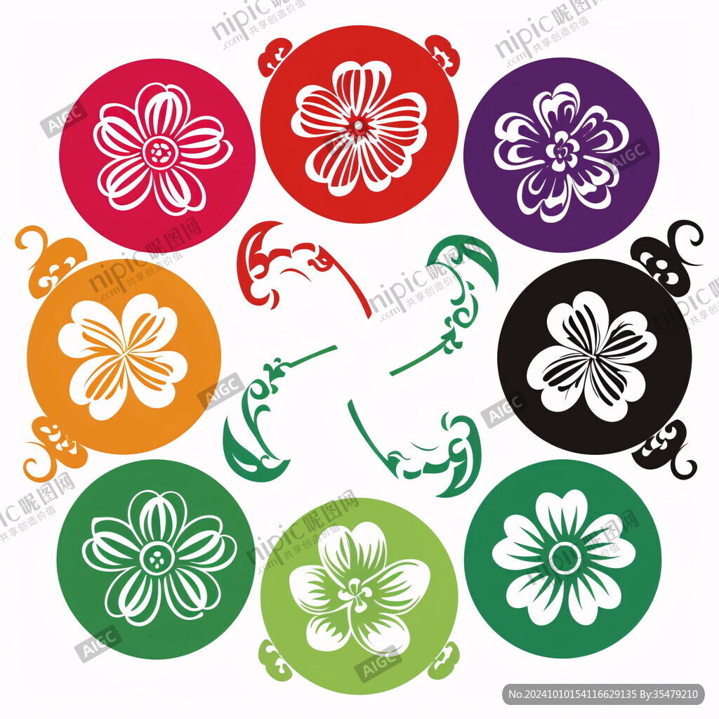 日式花纹韩式花纹