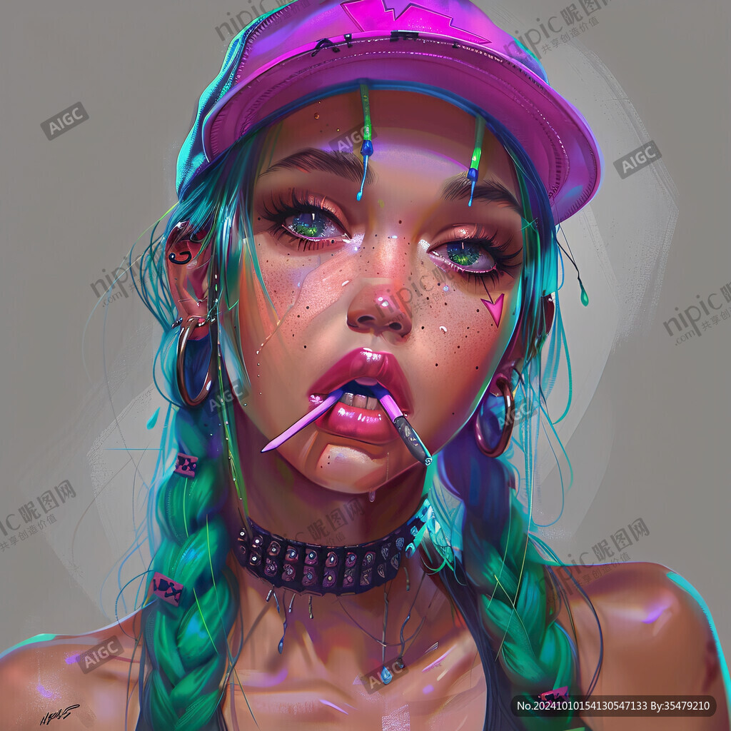 写实人物插画