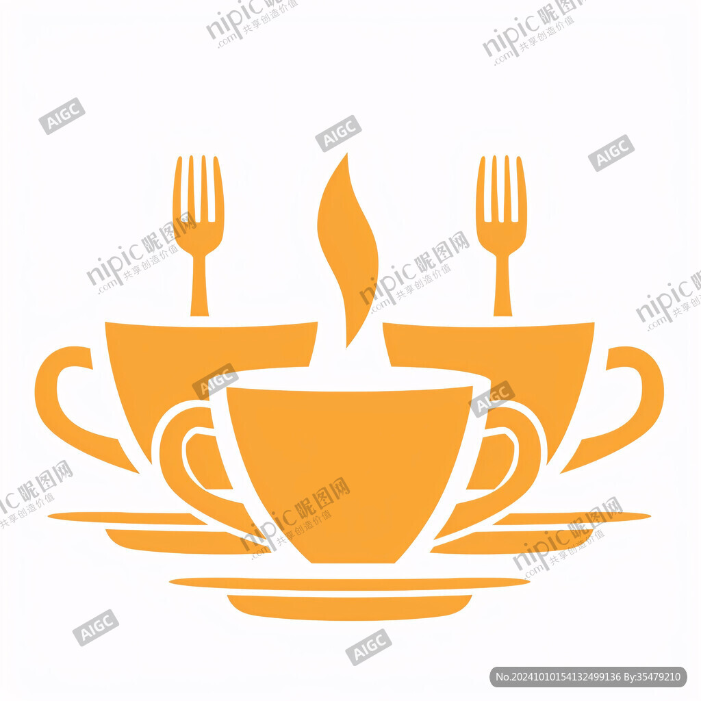 咖啡杯茶杯logo