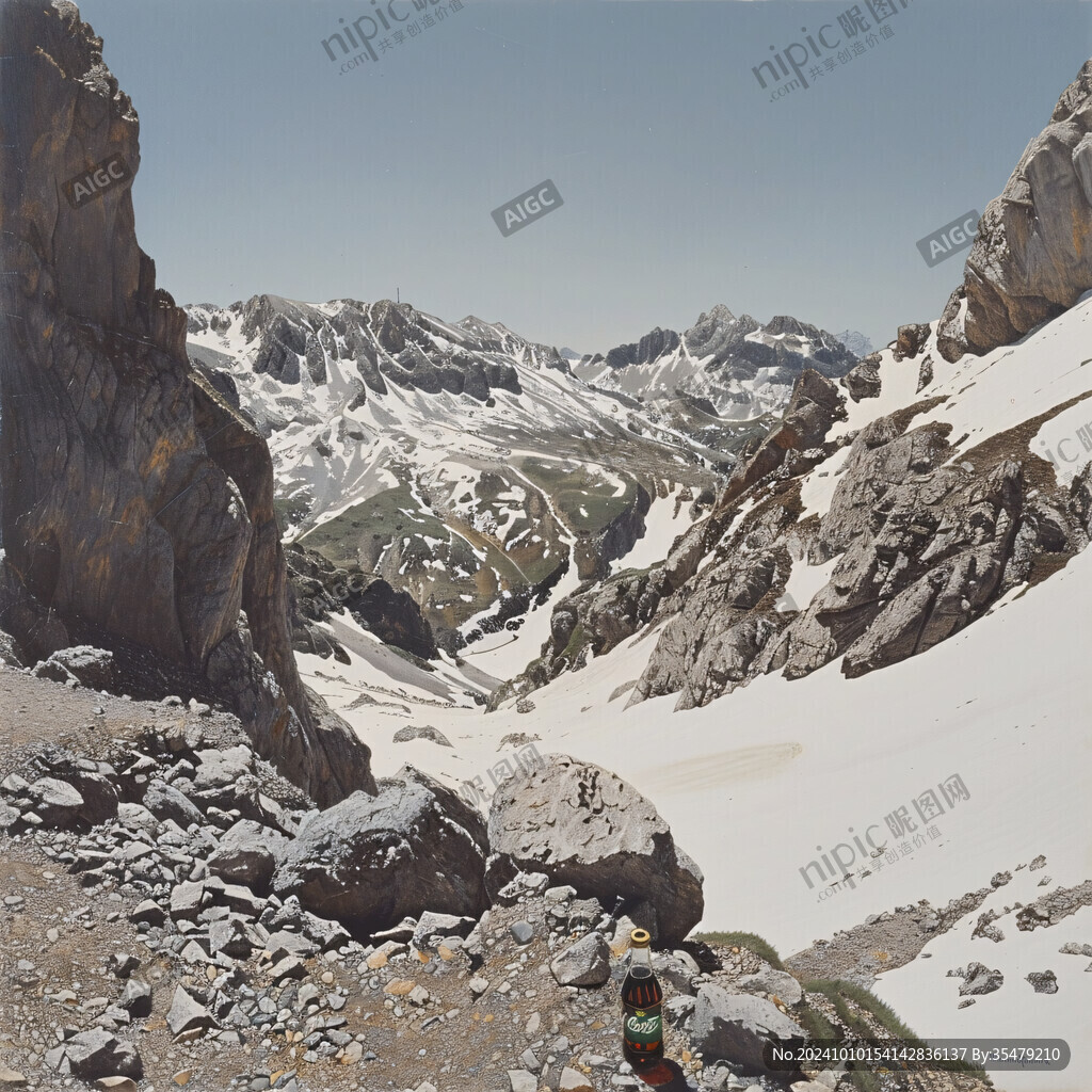 冰蚀地貌冰峰雪岭