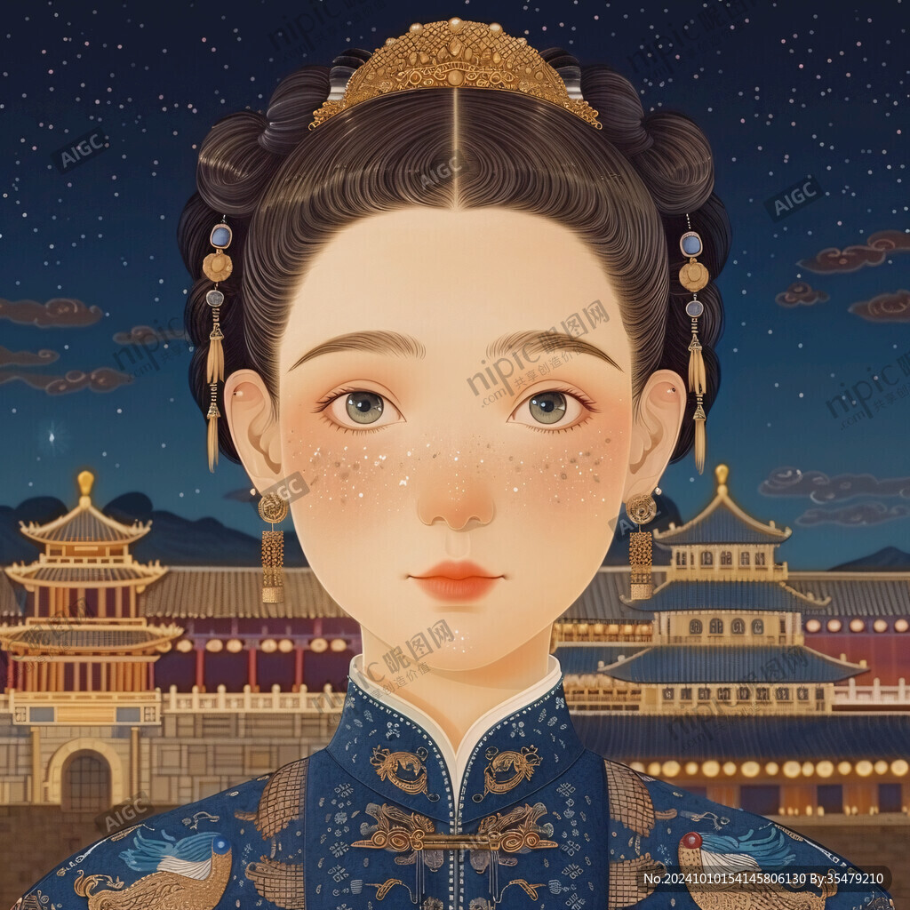 格格头像插画