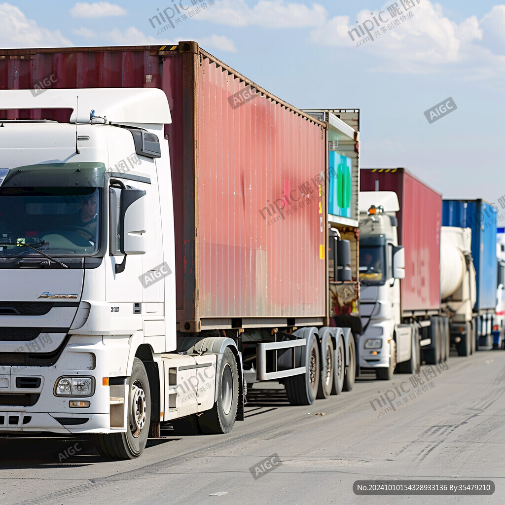 集装箱大货车