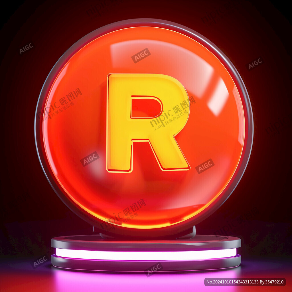 英文r英文r标志