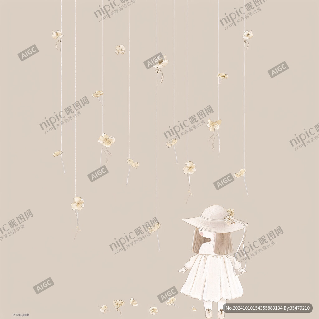 小女孩墙纸