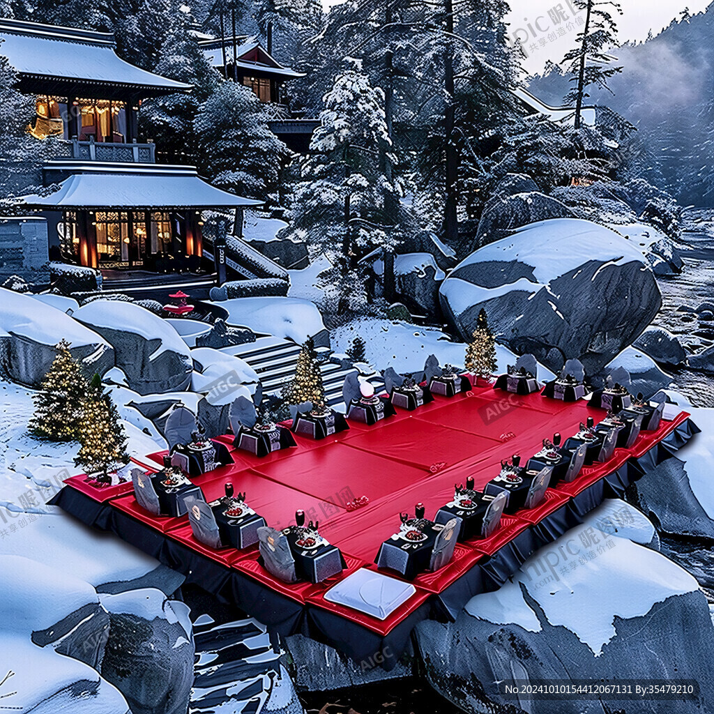 星空雪山婚礼