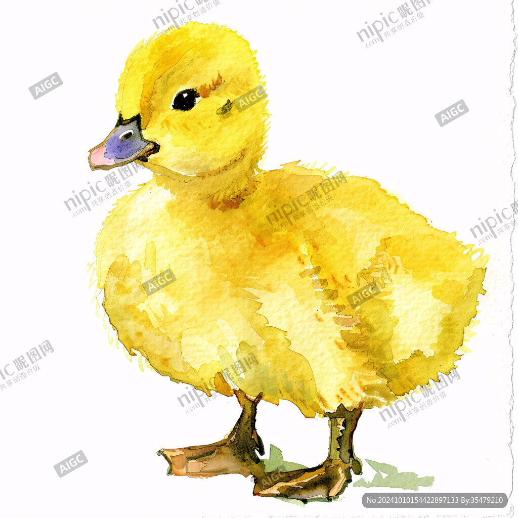 水墨小鸭子