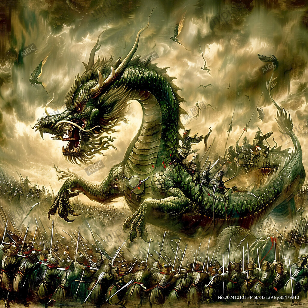 高清双龙图片