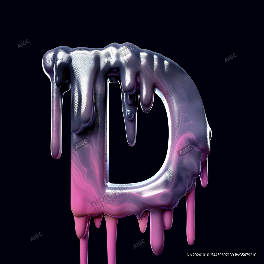 油漆特效立体字