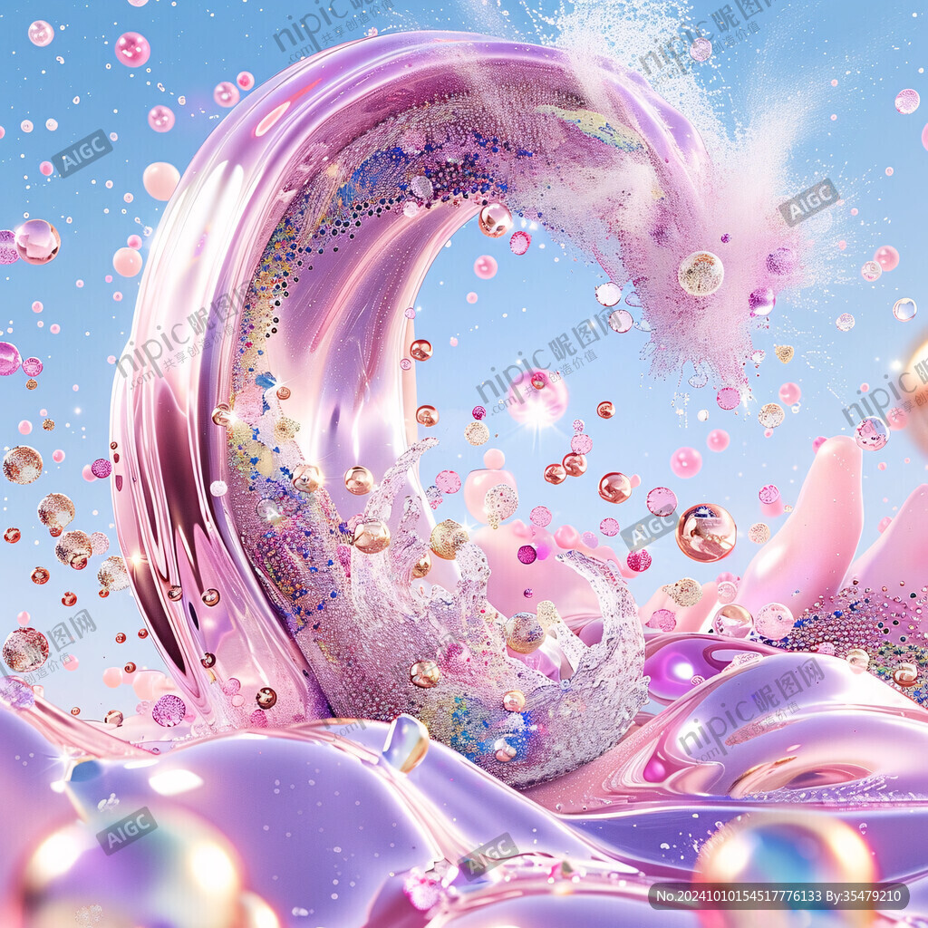 美妆3d镭射背景